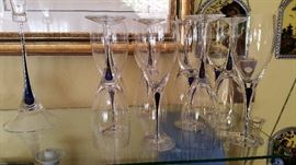 <<second candleholder....more stems, all Orrefors Intermezzo