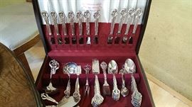 marked Prima Forsolvet - scandanavian flatware set