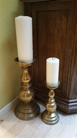 floor brass candelholders