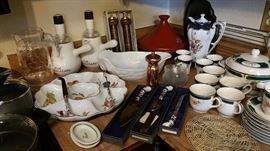 misc dinnerwares, cookware and cutlery