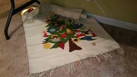 wool hand woven christmas hanging
