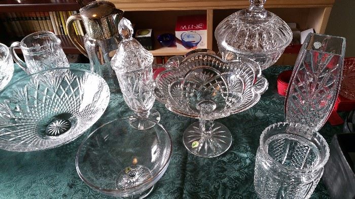Waterford crystal - large serving pieces