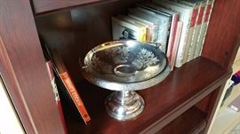 victorian silver plate brides baskets