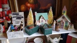 Easter houses and church, not old