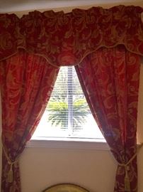 All Window Treatments except Blinds will be for Sale 