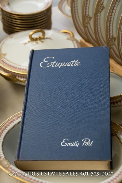 Etiquette book vintage
