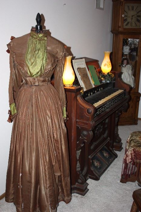Antique dress/ dress form