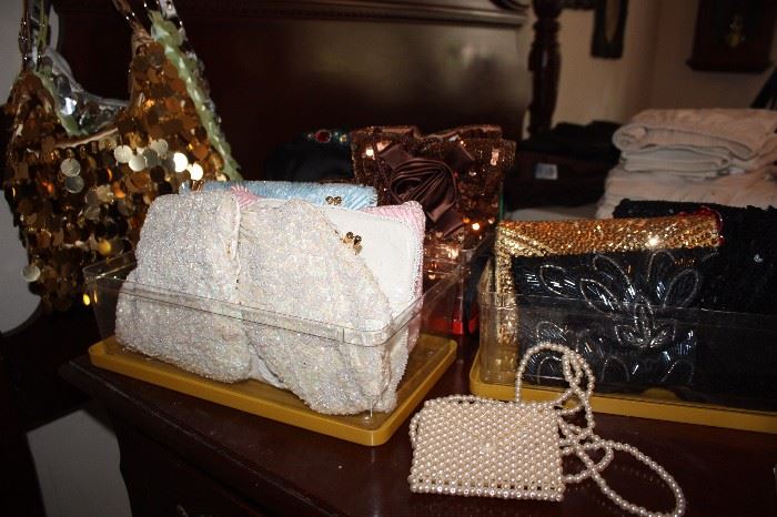 Large array of purses
