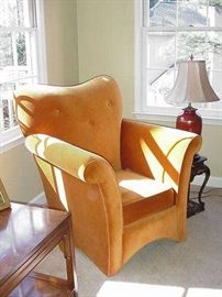 Fantastic accent chair with rolled arms