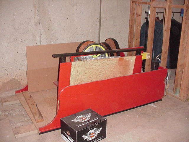 Fire engine style bed