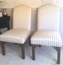 2 of 8 dining chairs by Style Upholstery.