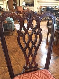 Set of 4 Mahogany Dining Side Chairs.