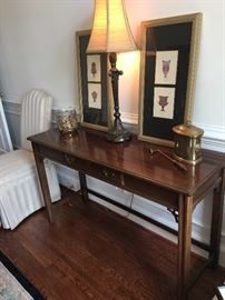 Chinese Chippendale console table