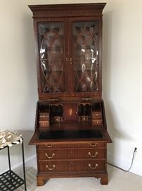 Glass-front secretary