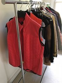 Lots of ladies vests