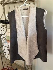 Suede vest