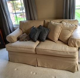 Light tan loveseat