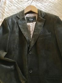Remy brown nubuck leather blazer
(sz. 44)