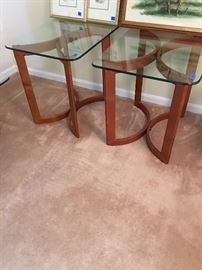 Leather bases/end tables