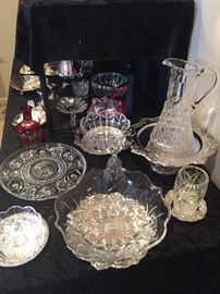 Etched and Cut Crystal