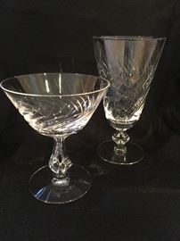 Cut and Etched Crystal - Service for 8