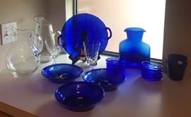 Blue Serving Pieces