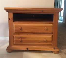 Broyhill Pine Entertainment Cabinet