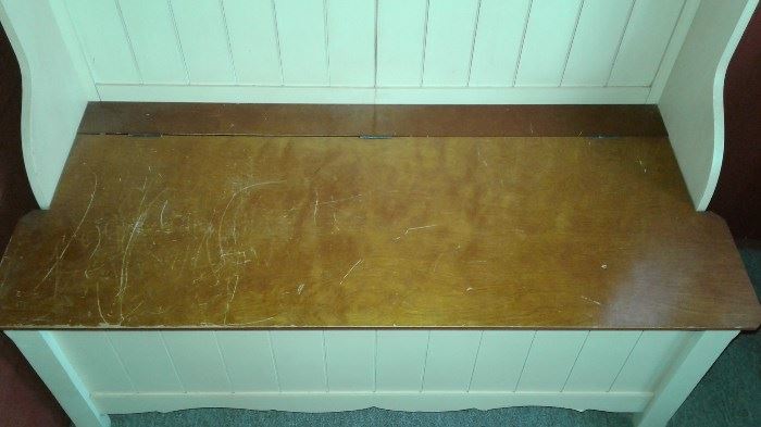 Wood Storage Bench / Cabinet / Hall Tree: $125