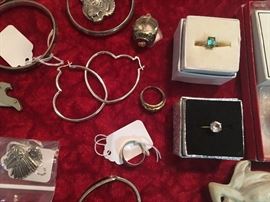 10k 14k 18k rings and silver too !