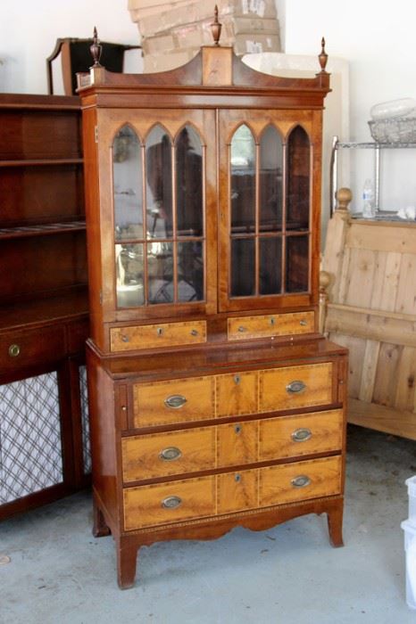 Antique Secretary Cabinet. Shop now at www.SimplyEstated.com!
