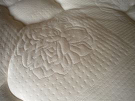 Large plush Sealy Preferred Series king size mattress and box springs with frame.