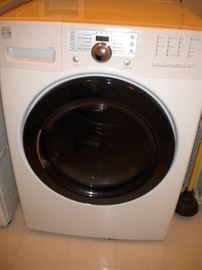 Kenmore front loading washer and dryer.