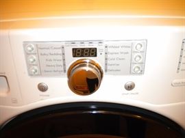 Kenmore front loading washer and dryer.