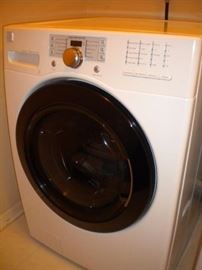 Kenmore front loading washer and dryer.