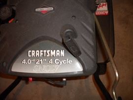 Craftsman 4.0hp 21 inch 4 cycle snow thrower
