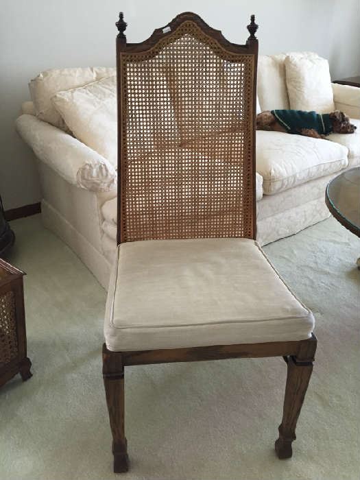 Cane back chair