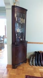 1940s corner cabinet