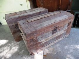 Smaller vintage  trunks