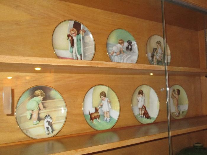 Betsy Pease Gutmann Plates (all puppies)