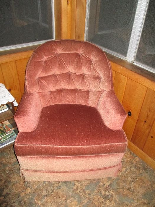 Peach chair