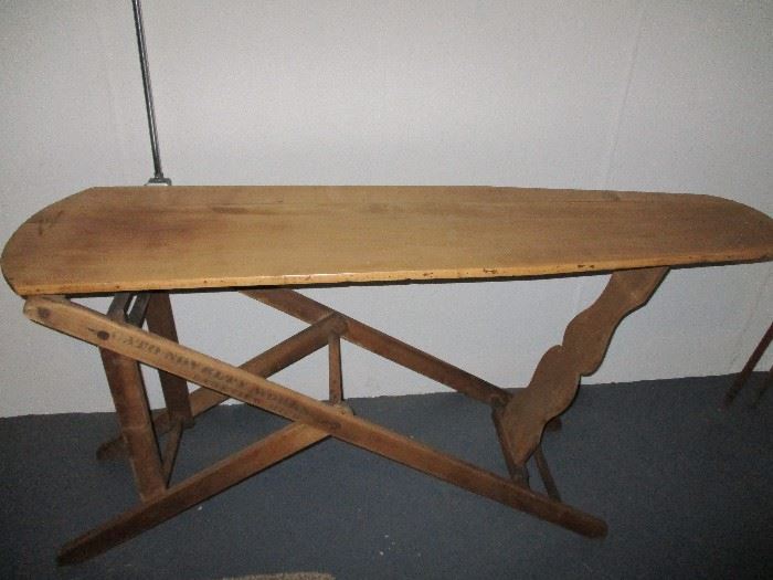 Antique Ironing Board (folds up flat)