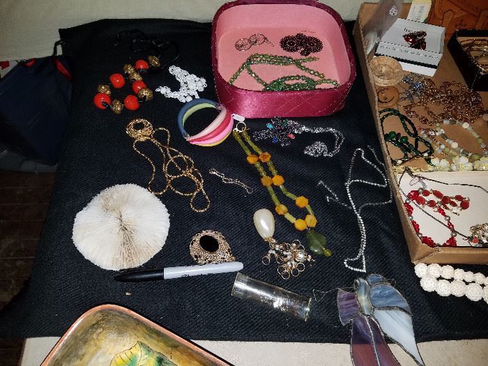Some jewelry and trinkets
