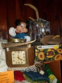 Mickey Mouse, antlers and other interesting items