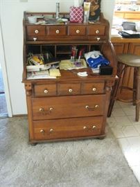 Small roll top desk.