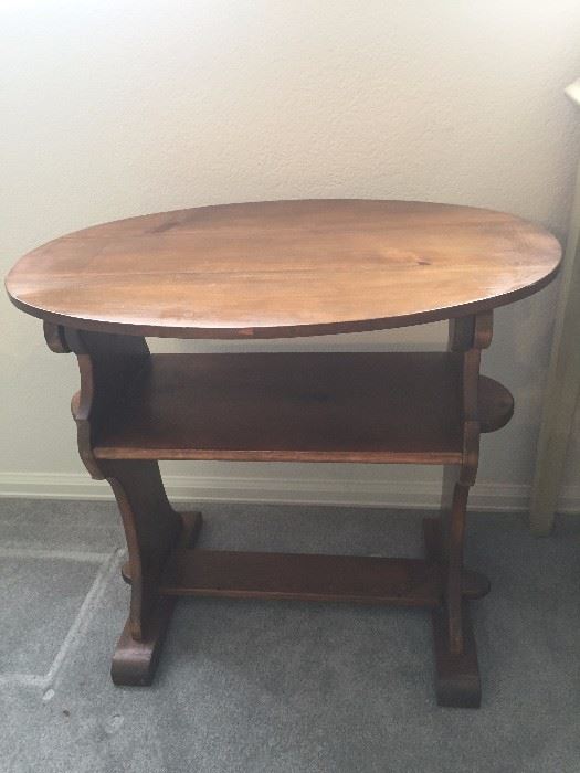 Antique small oak table