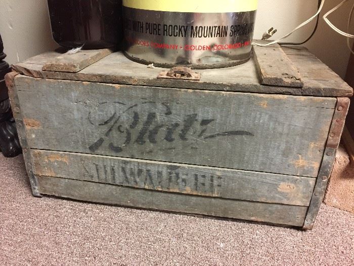 Antique Blatz - Pabst beer crate