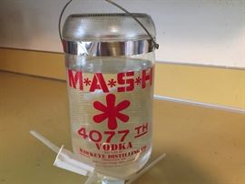 1980's Mash vodka halloween prop