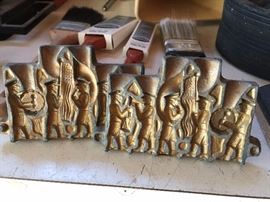 World War II lead soldier molds