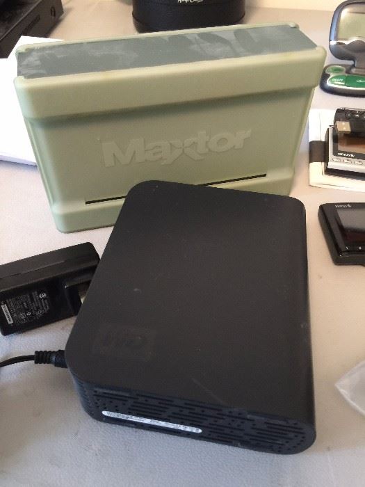 Maxtor and WD external hard drives