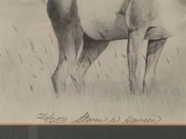 Steven W.Hanson signed and numbered etching